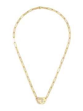 dinh van Women's Menottes Dinh Van R12 18K Yellow Gold & Diamond Pendant Necklace
