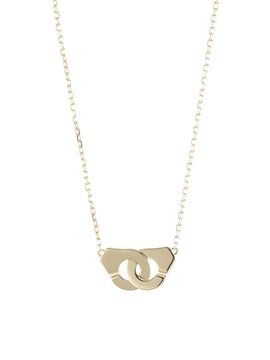 Dinh Van Women's Menottes Dinh Van R8 18K Yellow Gold Handcuff Chain Necklace