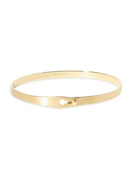 Dinh Van Women's Serrure Ruban 18K Yellow Gold Bangle