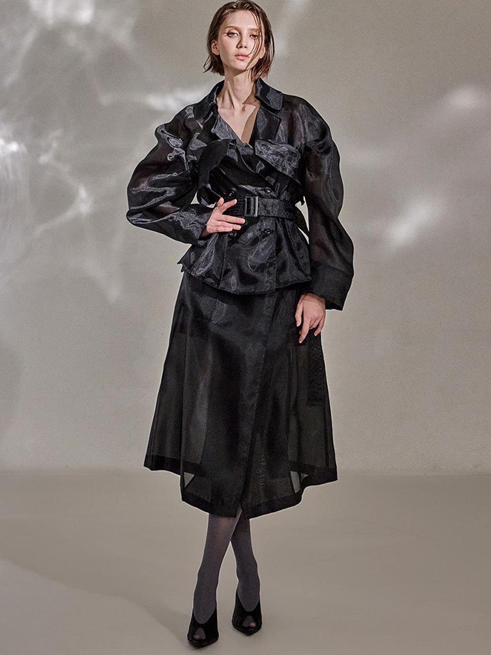 DINT Bustier Set Classic Trench Coat (MBD42O2JK004)