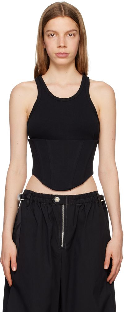 Dion Lee Dion Lee Black Float Tank Top