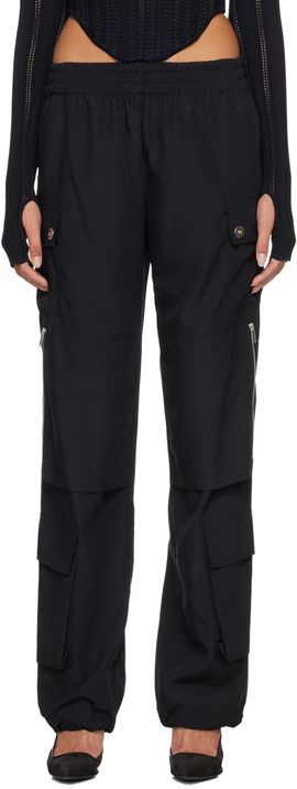 Dion Lee Dion Lee Black Pocket Cargo Trousers
