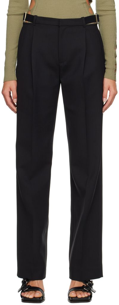 Dion Lee Dion Lee Black Safety Slider Trousers