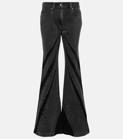 Dion Lee Dion Lee Darted mid-rise flared jeans