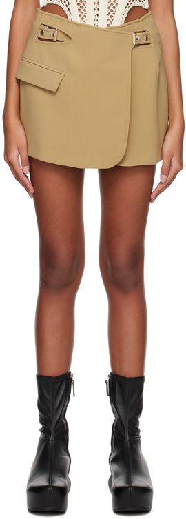 Dion Lee Dion Lee Khaki Interlock Blazer Miniskirt