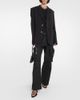 Dion Lee Dion Lee Lace-trimmed cutout wool blazer - 2