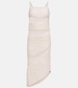 Dion Lee Dion Lee Paneled linen-blend gown