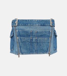 Dion Lee Dion Lee Toolbelt denim miniskirt