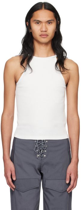 Dion Lee Dion Lee White Barball Tank Top