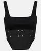 Dion Lee Dion Lee Workwear cotton corset top - 1