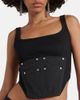 Dion Lee Dion Lee Workwear cotton corset top - 4