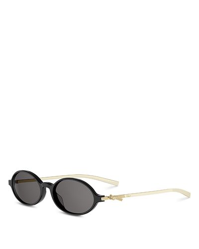 Dior Dior Bow Oval Sunglasses, 53mm