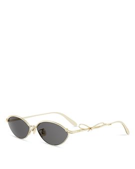 Dior Dior Bow Oval Sunglasses, 55mm