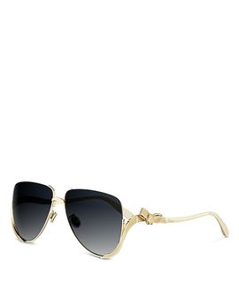 Dior Dior Bow Pilot Sunglasses, 58mm