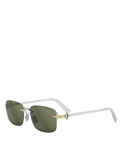 Dior Dior Cd Diamond S11U Rectangle Sunglasses, 54mm