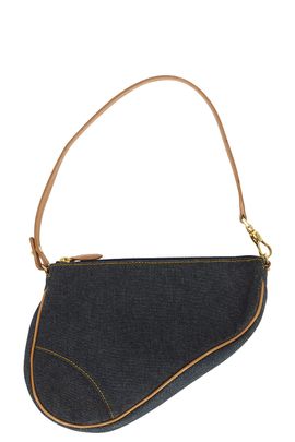 dior Dior Denim Pochette Saddle Bag