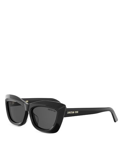 Dior Dior DiorMidnight B3F Cat Eye Sunglasses, 56 mm