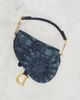 dior Dior Kaleidoscopic Tie Dye Denim Mini Saddle Bag - 3