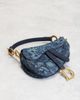 dior Dior Kaleidoscopic Tie Dye Denim Mini Saddle Bag - 4