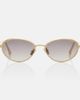 Dior Eyewear Dior Eyewear DiorCannage R1U oval sunglasses - 1