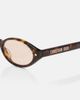 Dior Eyewear Dior Eyewear DiorPacific R1I oval sunglasses - 2