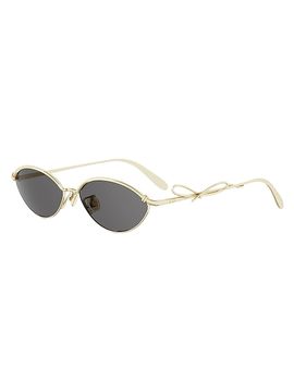 Dior Women's Dior Bow R1U 55MM Oval Sunglasses