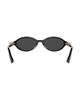 DIOR Women's DiorTreasure R1I Logo Oval Sunglasses - 5