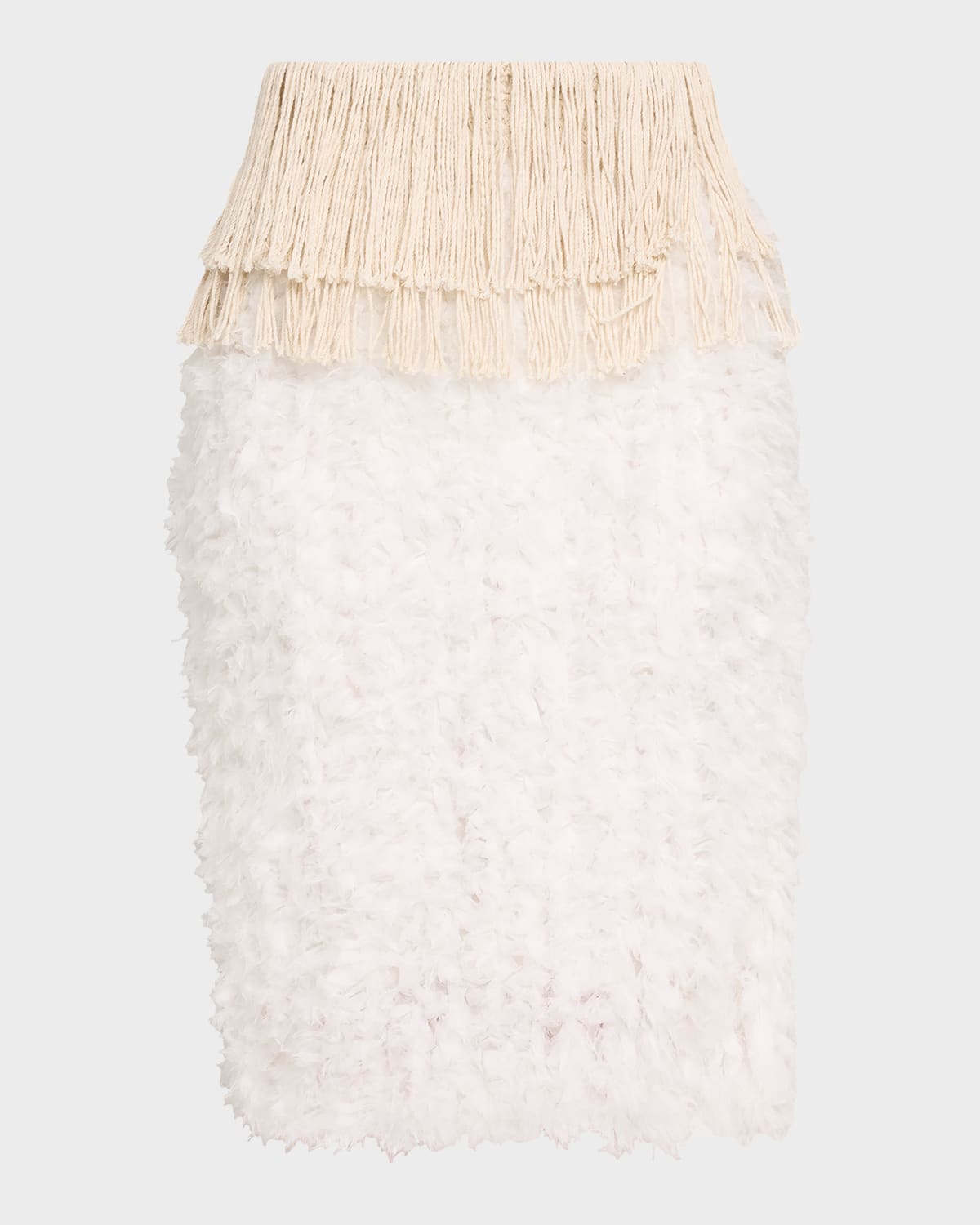 Diotima Bambola Chiffon Pencil Skirt
