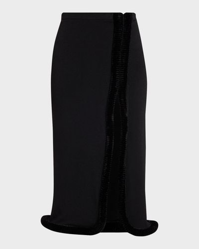 Diotima Castries Knit Straight Skirt
