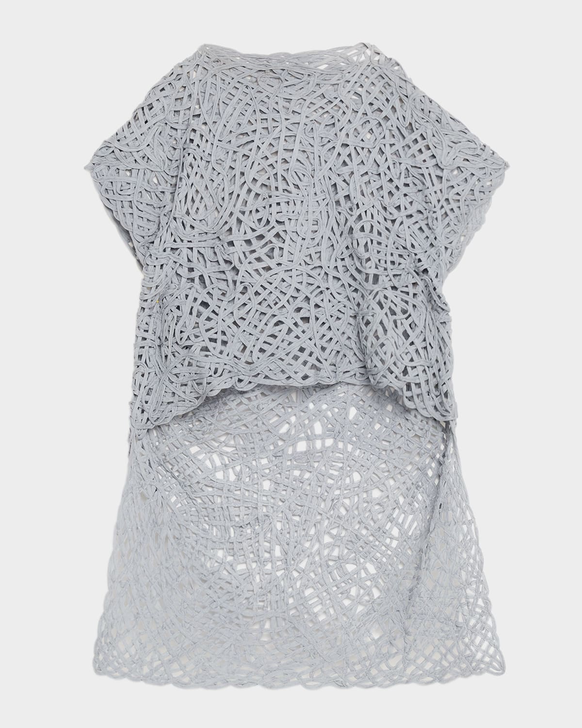 Diotima Clara Tiered Openwork Knit Top