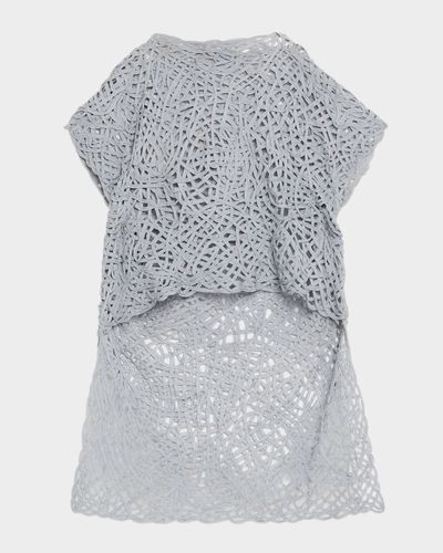 Diotima Clara Tiered Openwork Knit Top