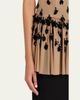 Diotima Embellished Plunging Halter Peplum Top - 2