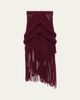 Diotima Medusa Fringe Knit Skirt - 1