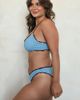 Dippin Daisys Dippin Daisys Affogato Scoop Bikini Top in Blueberry Latte, Women's at Urban Outfitters - 5