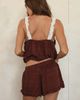 Dippin' Daisy's Dippin' Daisy's Afternoon tea shorts in mocha-Brown - 2