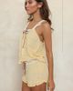 Dippin' Daisy's Dippin' Daisy's Afternoon tea shorts in vanilla custard-Yellow - 3