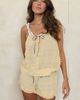 Dippin' Daisy's Dippin' Daisy's Blonde roast tank top in vanilla custard-Yellow - 1