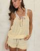 Dippin' Daisy's Dippin' Daisy's Blonde roast tank top in vanilla custard-Yellow - 4