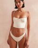 Dippin' Daisy's Dippin' Daisy's Cherie tankini top in crème-White - 4