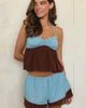 Dippin' Daisy's Dippin' Daisy's Coffee date shorts in blueberry latte - 4