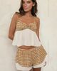 Dippin' Daisy's Dippin' Daisy's Coffee date shorts in vanilla latte-Yellow - 4
