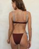 Dippin Daisys Dippin Daisys Cubano Underwire Bikini Top in Mocha, Women's at Urban Outfitters - 4