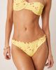Dippin' Daisy's Dippin Daisy's Exclusive mix and match rosewater high leg bikini bottom in yellow - 2