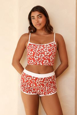 Dippin Daisys Dippin Daisys Hanalei Tankini Top in Lilo/White, Women's at Urban Outfitters