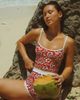 Dippin Daisys Dippin Daisys Hanalei Tankini Top in Lilo/White, Women's at Urban Outfitters - 4