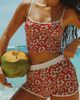 Dippin Daisys Dippin Daisys Hanalei Tankini Top in Lilo/White, Women's at Urban Outfitters - 5