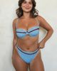 Dippin Daisys Dippin Daisys Hazel Underwire Bikini Top in Blueberry Latte, Women's at Urban Outfitters - 5