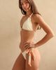 Dippin Daisys Dippin Daisys Ibiza Triangle Bikini Top in Papyrus, Women's at Urban Outfitters - 3