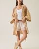 Dippin Daisys Dippin Daisys Marilyn Vanilla Latte Wrap Robe in Vanilla Latte, Women's at Urban Outfitters - 4