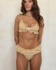Dippin' Daisy's Dippin' Daisy's Noel super cheeky bikini bottom in vanilla latte-Yellow - 1